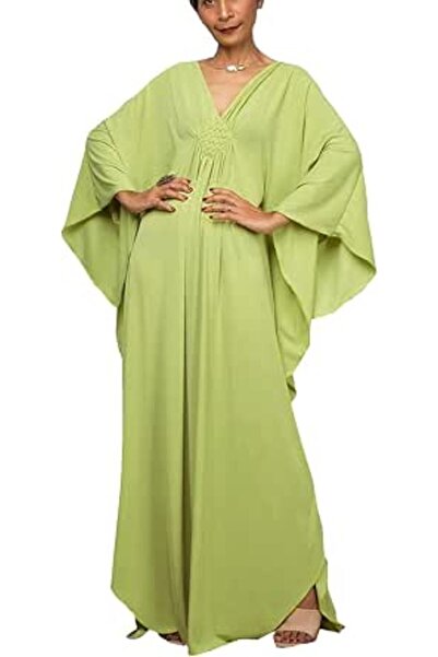 YouKD Women's Long Kaftan Maxi Dress Boho Swimsuit Beach Cover Up Robes One S...