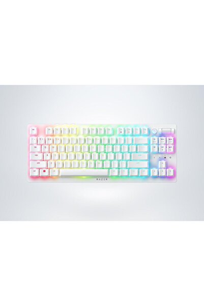 RAZER Tastatură mecanică wireless DeathStalker V2 Pro TKL, Albă, US, Switch-u...