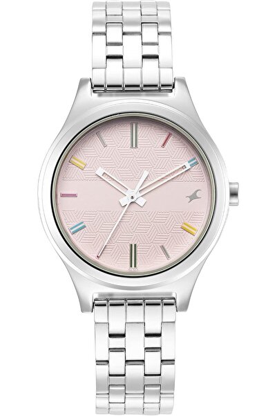 FASTRACK ساعة ستونرز التناظرية المستديرة للنساء