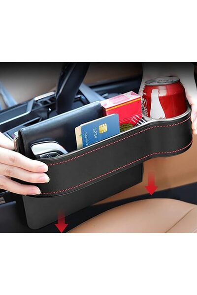 GENERAL Car Seat Gap Filler, 1 Pack Multifunctional Car Seat Organizer with C...