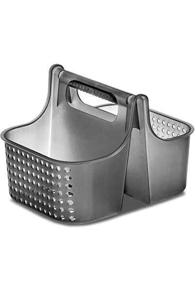 Madesmart Small Soft Grip Under Sink Bathroom Storage, Multi-Purpose Home Org...