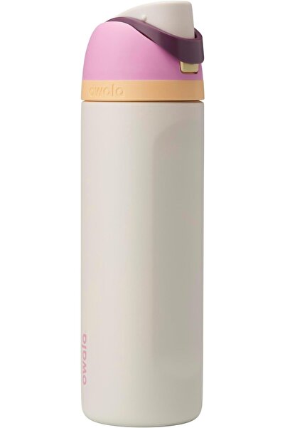 owala FreeSip - Stainless Steel - 24-oz. - Grey/Teal (Foggy Tide) () (A7)