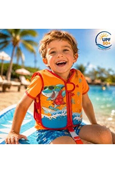 OEM Vesta Inot din Spuma cu Maneci Rechin pentru Copii (1-3 Ani/11-19kg)