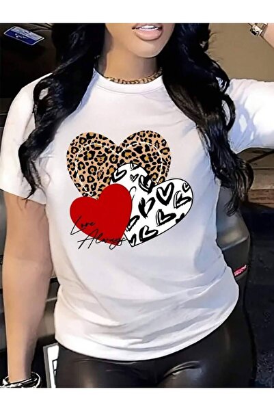 2BIR Short Sleeved Round Neck Women T-Shirt Distinctive Prints Suitable Sprin...
