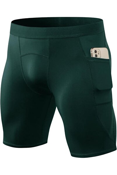 GENERAL SPVISE Compression Shorts Men Spandex Sports Shorts Workout Running G...