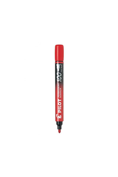 MC Micostore Marker permanent Pilot 100 varf rotund Rosu