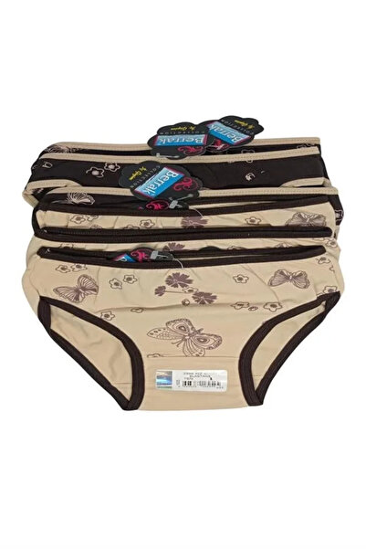 Mariposa Secret 2566 Girl's Brown Printed Bikini 6 Pieces 1-2 Years Old