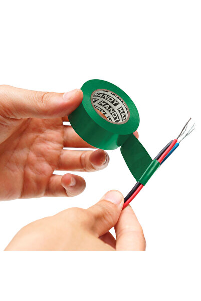 Alista Home Зелена PVC електроизолационна лента 10 м x 19 мм, устойчивост на ...