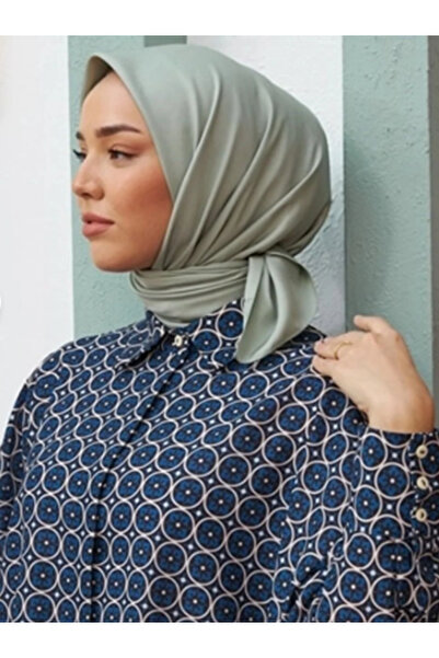 Silk Home Tivil Polyester Eşarp IST 11343-08 Çağla Yeşil Düz Desen