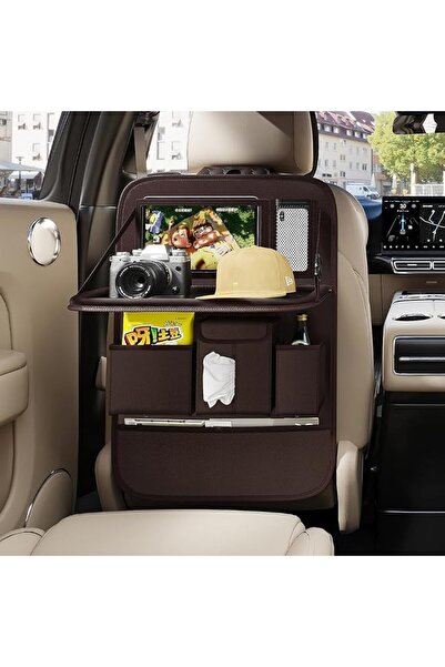 GENERAL GMQ Back Seat Car Organizer 1 Pack, Car Backseat Organizer with Tray,...