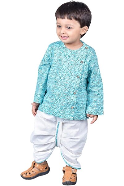 Polka Tots unisex-baby Festive Angrakha-1299_1 Angrakha Full Sleeve (pack of 2)