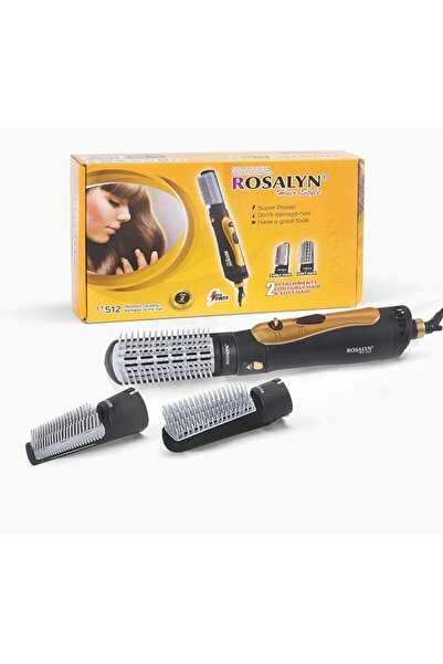 Generic Hair Styler with Curling and Straightening, 2 Attachments for Curly H...