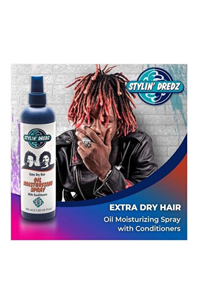 Stylin Dredz Extra Dry Hair Oil Moisturizing Spray with Conditioners | Dreadl...
