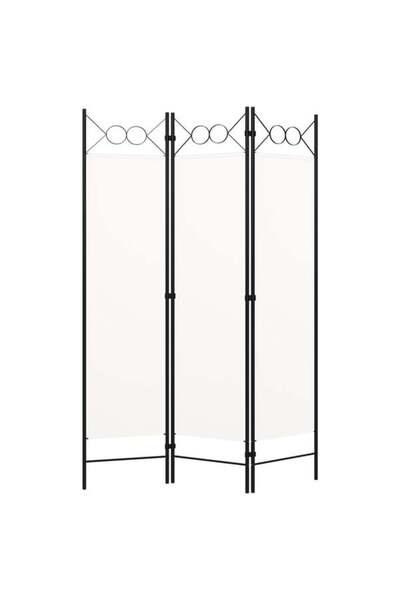 vidaxl Paravan cu 6 panouri, negru, 240 x 180 cm