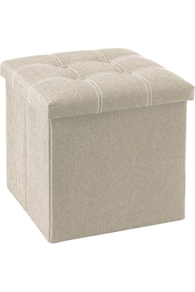 GENERAL 15 inches Storage Ottoman Cube, Support 350lbs, Foldable Storage Boxe...