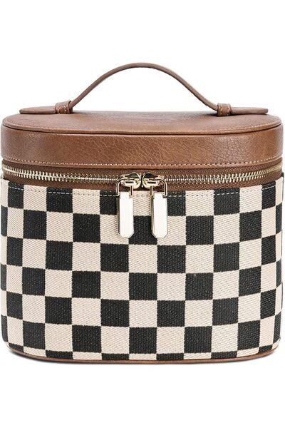 honitty Makeup Bag Travel Makeup Bag with Compartments and Handle Portable To...