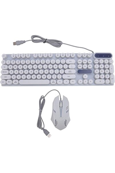 GENERAL XUMIUZIY Wired Gaming Keyboard and Mouse Combo, LED Backlit Anti Ghos...