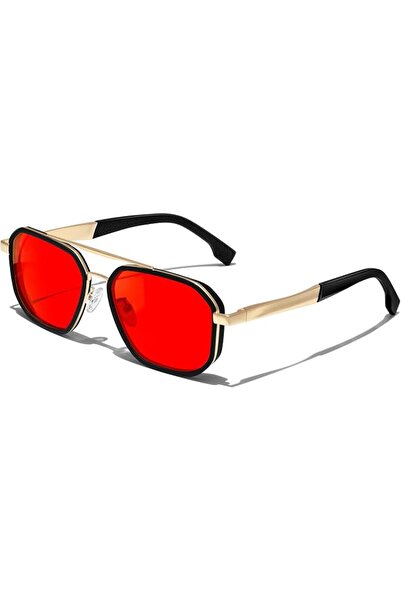 KANASTAL Metal Frame Sunglasses for Men, Polarized Sun Glasses Military Goggl...