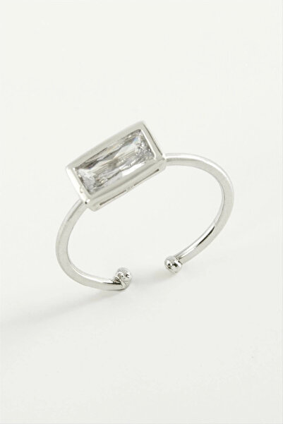 SORA GROUP Rectangular Zircon Stone Ring