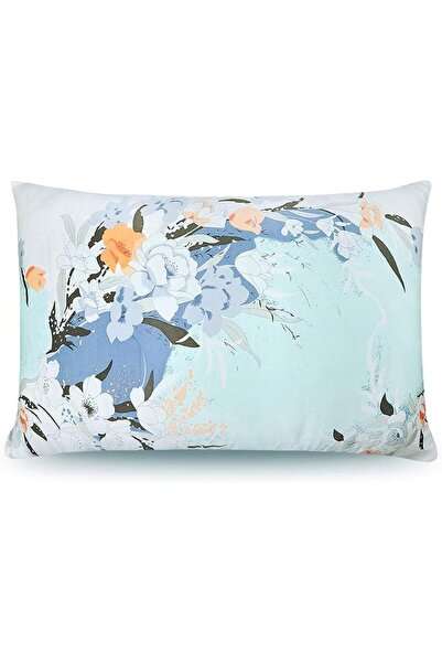 Generic 100% Pure Mulberry Silk Pillowcase, Colorful Floral Design, Zip Closu...