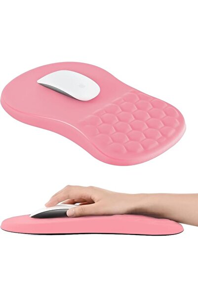 EooCoo Mouse Pads with Gel Wrist Support, Massage Mousepad for PC,Cute Pink |...