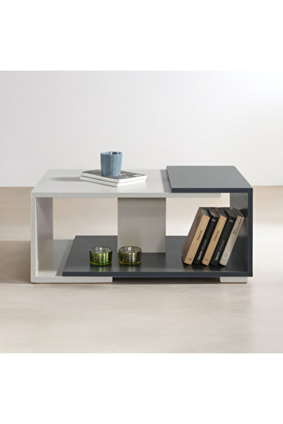 Baytonia Linton Elm Coev Coffee Table-Dark Gray and Light Gray