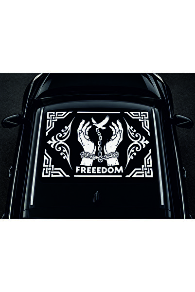 Birim Matbaa Car Sanruf Freedom Auto Sticker (55X35 cm)