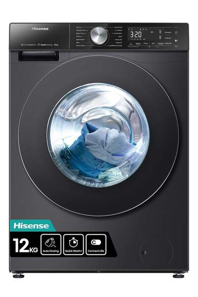 Hisense 13 Kg Auto Washing MAchine, Auto Wash & Dose, WiFi, Inverter Tech, Pr...