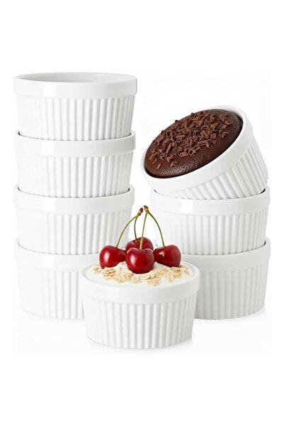 Generic WERTIOO 6 Oz Ramekin Bowls,8 PCS Bakeware Set for Baking and Cooking,...