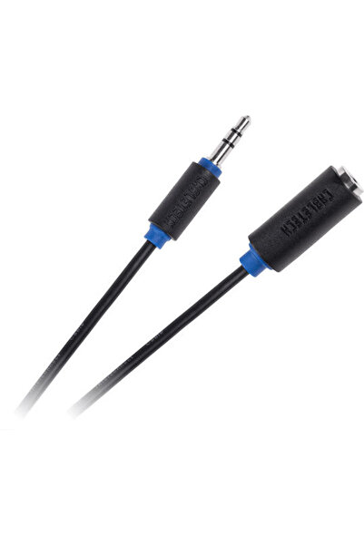 Cabletech Καλώδιο Jack 3.5mm Αρσενικό σε Θηλυκό Μαύρο 1.8μ DM-3951-1.8