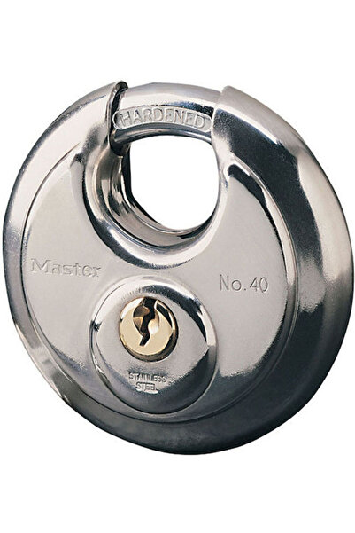 Master Lock Ατσάλινο Λουκέτο Δίσκου με Κλειδί 70mm 1 τεμάχιο Κωδικός: 40EURD