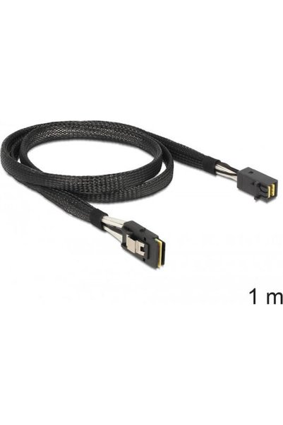 DELOCK Mini SAS Mini SAS 100εκ. Μαύρο 83389