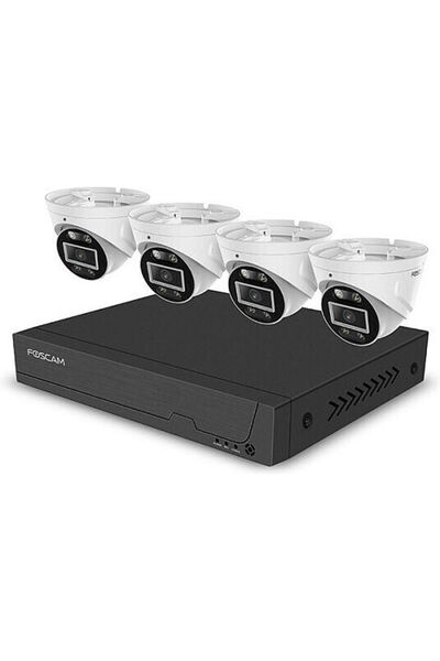 Foscam Σύστημα Παρακολούθησης FNA108E-T4-2T 4 Κάμερες CCTV 8MP με Καταγραφικό...