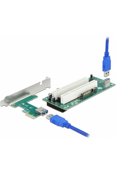 DELOCK Κάρτα PCI με υποδοχή PCI-E Κωδικός: 90066
