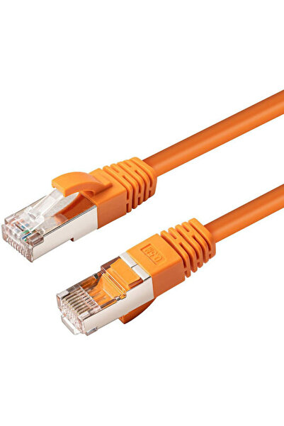 MicroConnect S/FTP Cat6 15μ Πορτοκαλί LSZH Ζεύγη PMF σε Μεταλλικό Φύλλο 4x2xA...