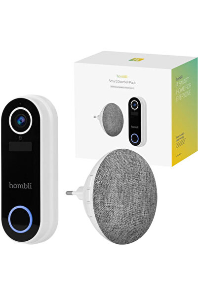 Hombli Ασύρματο κουδούνι πόρτας συμβατό με Alexa, μαύρο