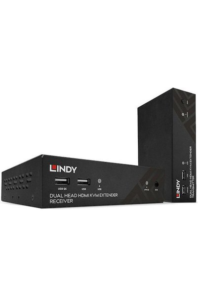 LİNDY 39374 Διακόπτης KVM & Δεδομένων με HDMI USB RS-232 HDBaseT Ήχο