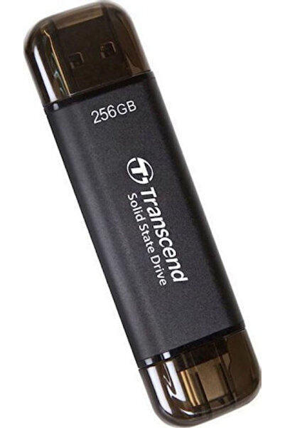 Transcend ESD310C 256GB USB 3.2 SSD Στικάκι με σύνδεση USB-C Μαύρο