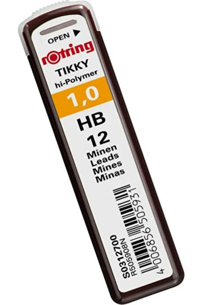 Rotring 12 μύτες μολυβιού Tikky, πάχους 1mm, τύπου HB