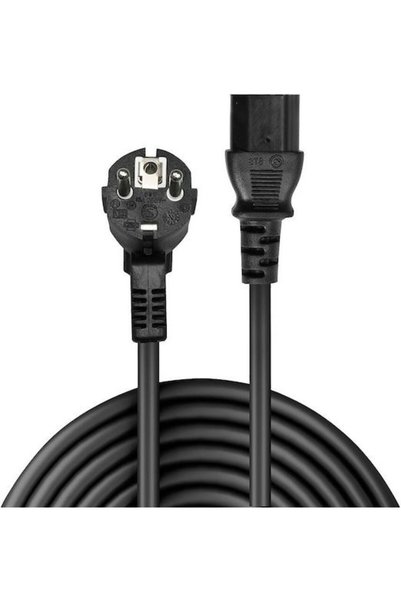 LİNDY Καλώδιο Schuko - IEC C13 0,7μ Μαύρο (30334)
