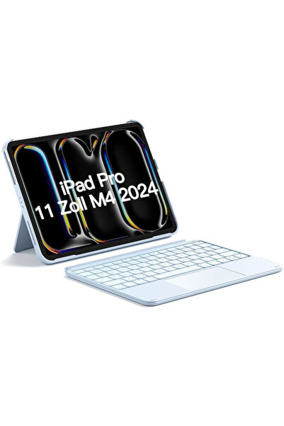 inateck Acetouch Θήκη Πληκτρολόγιο για Tablet Ipad 11 " Kb04122-11 Μπλε