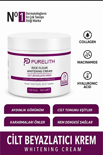 Purelith Cilt beyazlatici koltuk altı diz-dirsek ve genital bölge cilt tonu e...