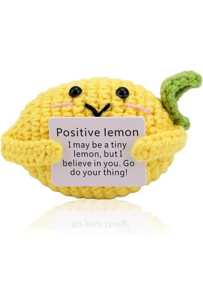 TERRIFI Positive Pocket Dinosaur Doll, Funny Emotional Support Knitted Dinosa...