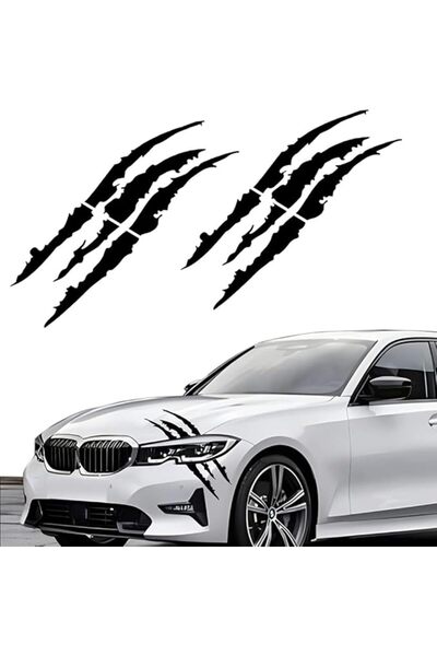 X SPRING Claw Mark Decals, 2 PCS Vinyl Stickers, Durable Scratch Protection D...