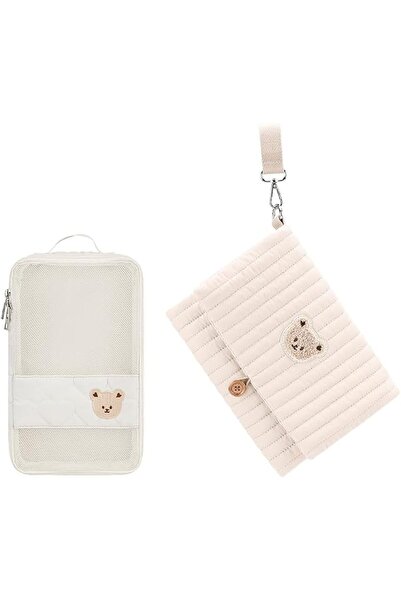 Generic 2 Pack Diaper Organizer Set, Diaper Bag, Quilted Cotton Mini Maternit...