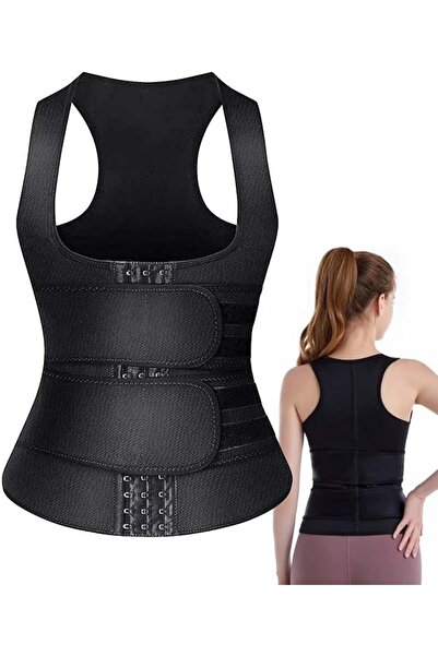 LEFAFA Adjustable Waist Trainer for Women, Body Shaper Slimming Vest, with Ba...