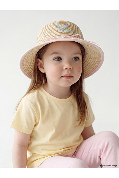 LC Waikiki Nevavm Farkıyla Baby Girl Straw Hat
