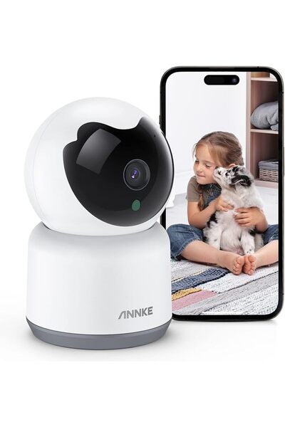 Annke 2K Indoor Security Camera Wireless, 360°Pan/Tilt Baby & Pet Monitor Wif...