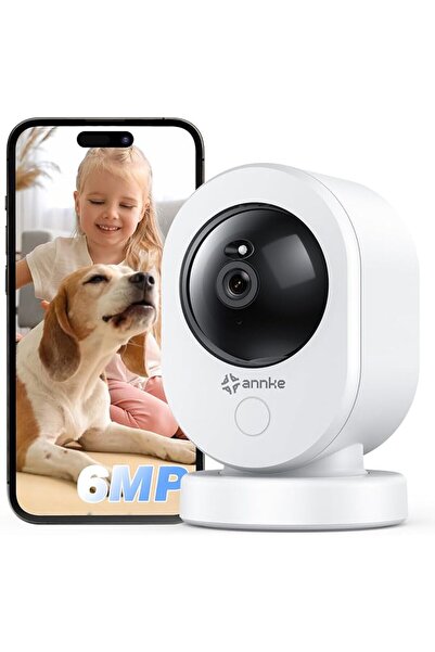 GENERAL Eannke 4K Uhd 2.4/5Ghz Wi-Fi Indoor Security Camera with 360° Ptz, Tw...