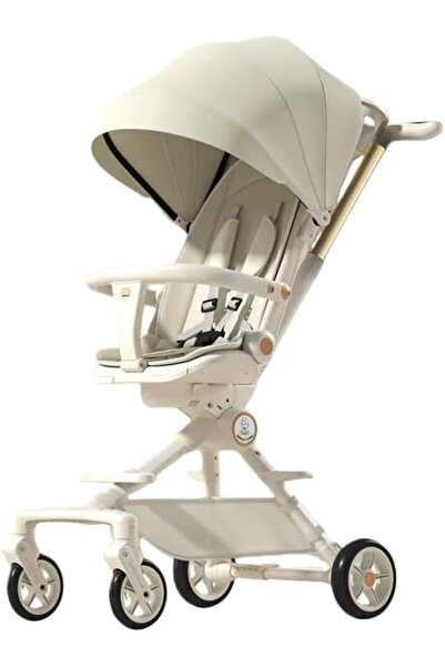 BYBEO Lightweight Baby Stroller, One-Hand Folding for Newborn, Infant, Kids w...